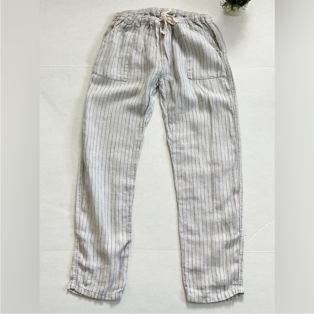 Striped Light Gray Joggers